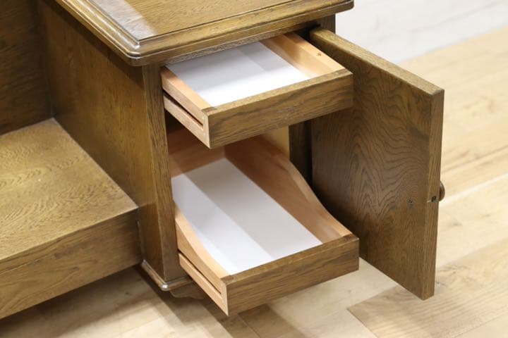GMEN200○神戸家具 洋家具 ドレッサー 鏡台 化粧台 オーク材 クラシッ