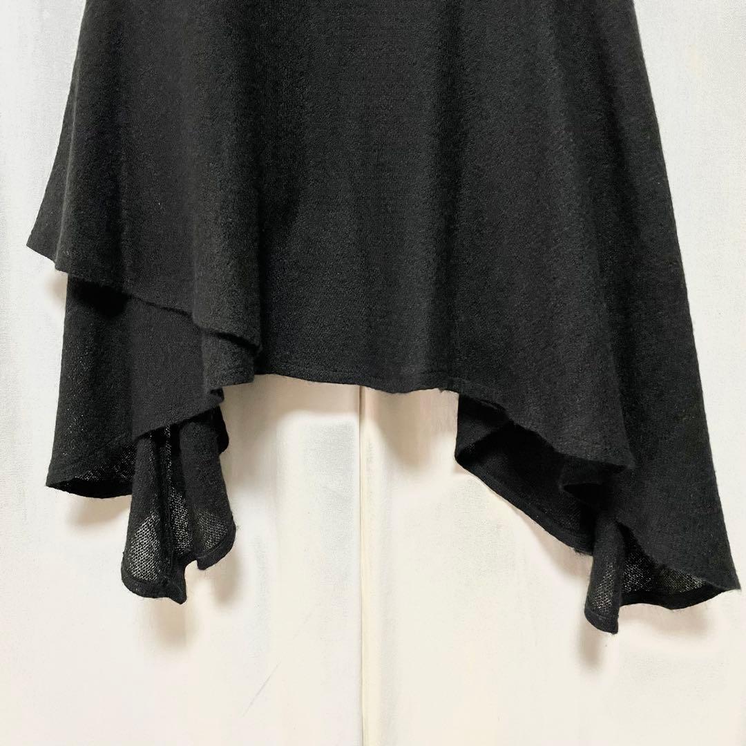 ゴルチエ☆シンメトリー切り替えフレアスカート38