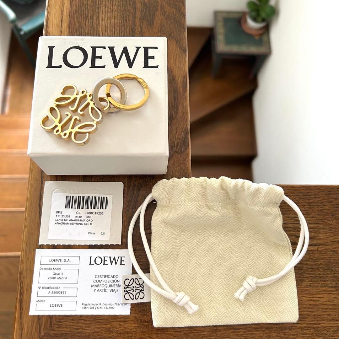 LOEWE ロエベ♡アナグラム キーリング キーチャーム　キーホルダー　タキマキ
