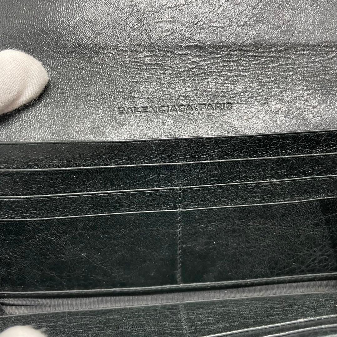 の*の様 BALENCIAGA シティ　レザー 長財布