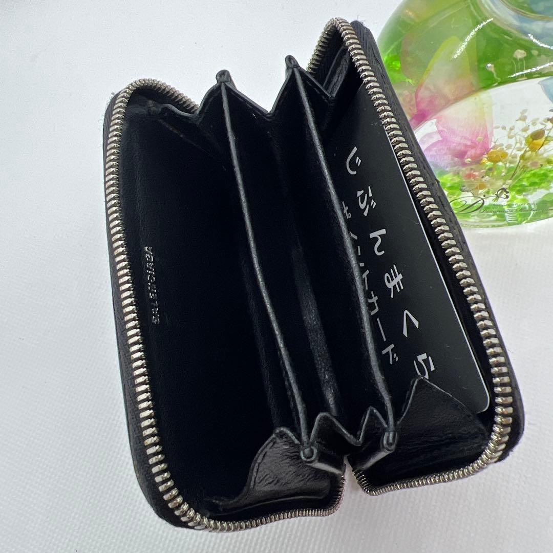 ★BALENCIAGA ブラックレザー 、カードケース