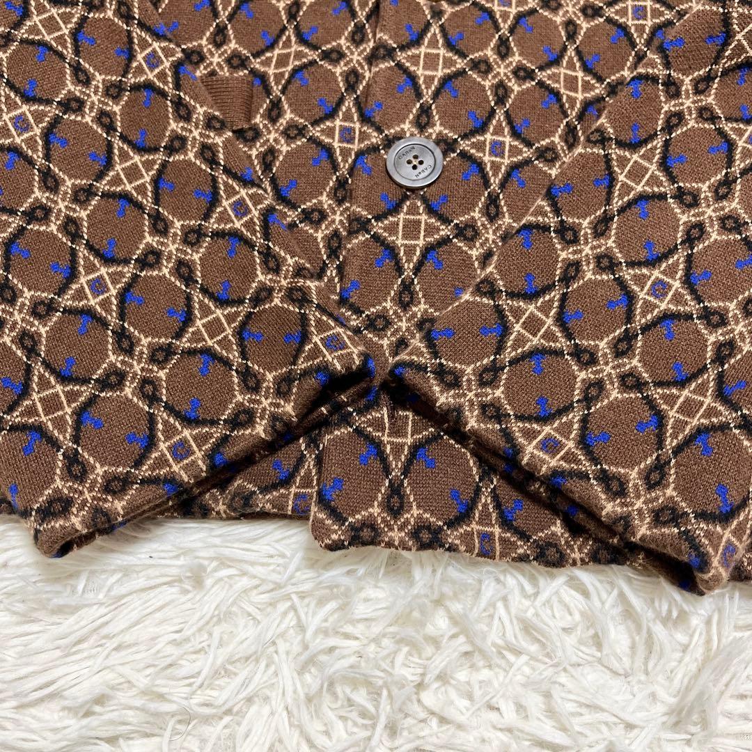 新品✨️CABaN カーディガン ニット アンティークタイル カシミア ブラウン