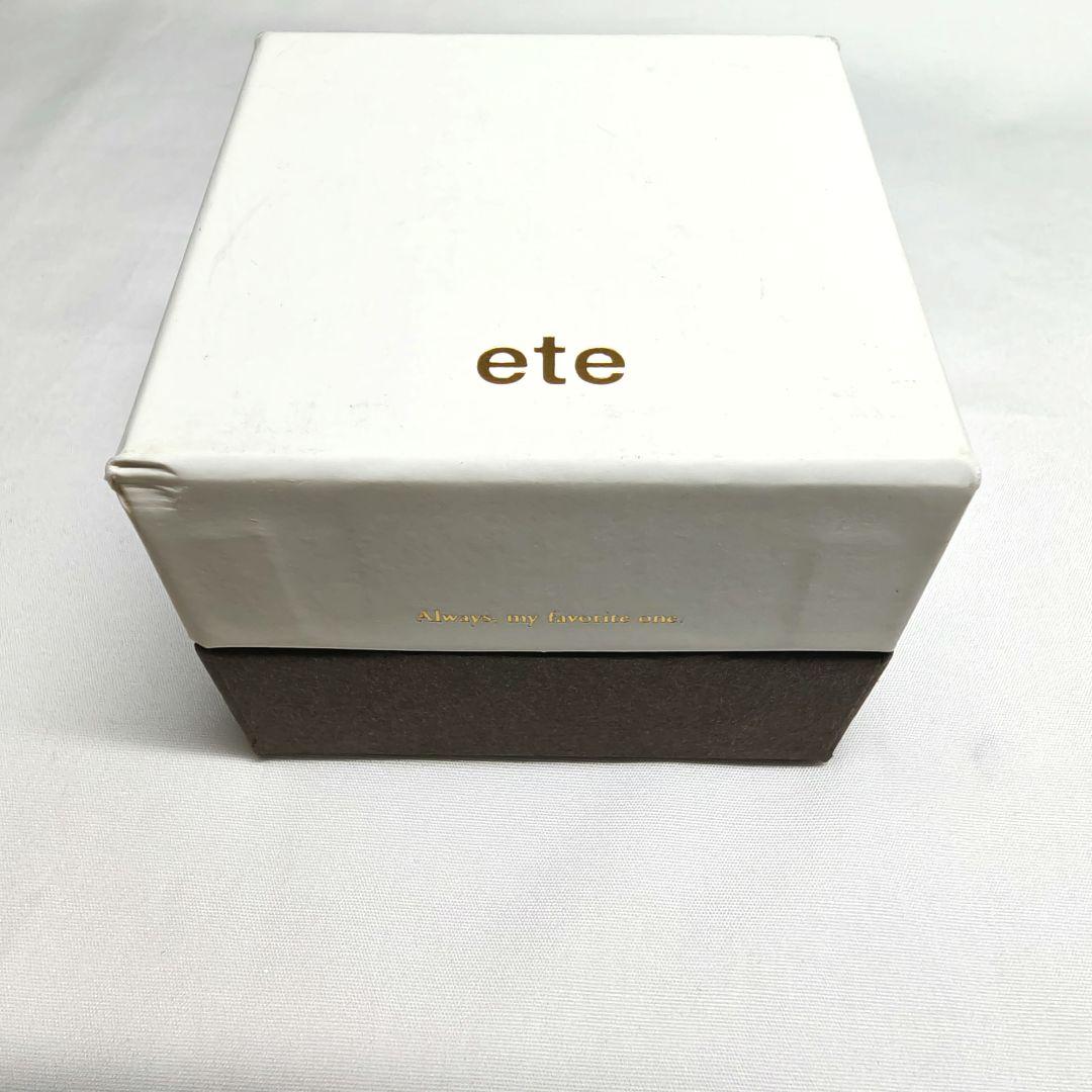 美品　ete　K10YG　ペタルチェーン　ブレスレット