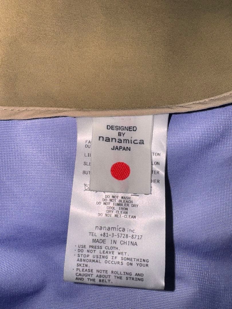 nanamica GORE-TEX Soutien Collar Coat【S】