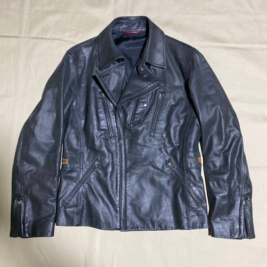 Paul Smith 牛革　ライダースＬ