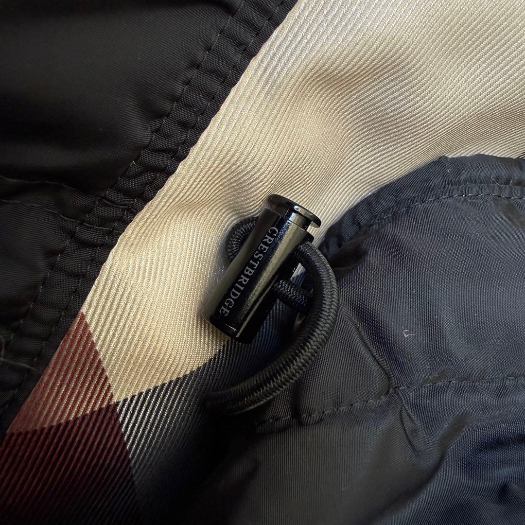 ブラックレーベル　ダウン　ジャケット　黒　S〜M相当　美品　バーバリー