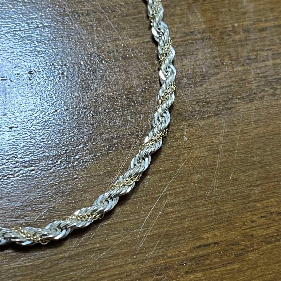 Tiffany ティファニー ツイストロープチェーン ブレスレット925 750