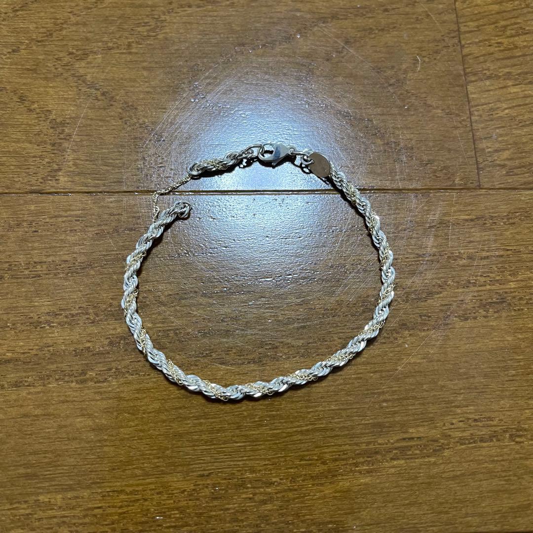 Tiffany ティファニー ツイストロープチェーン ブレスレット925 750