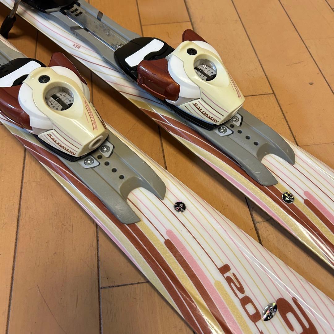 ◇美品◇ SALOMON AXCESS 120cm ミッドスキー　サロモン