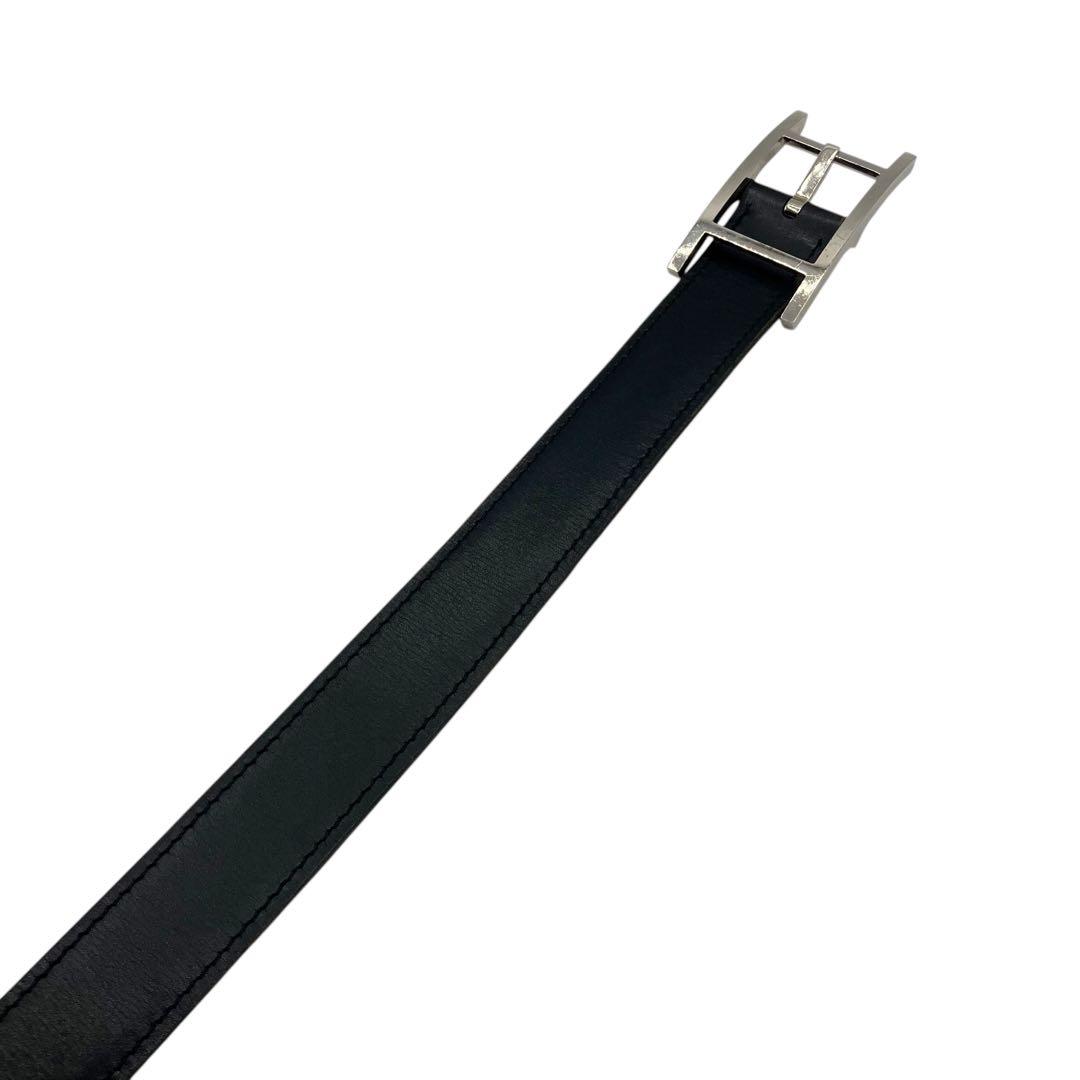 ⭐️良品⭐️ エルメス アピ ベルト 95 ブラック ブルージーン