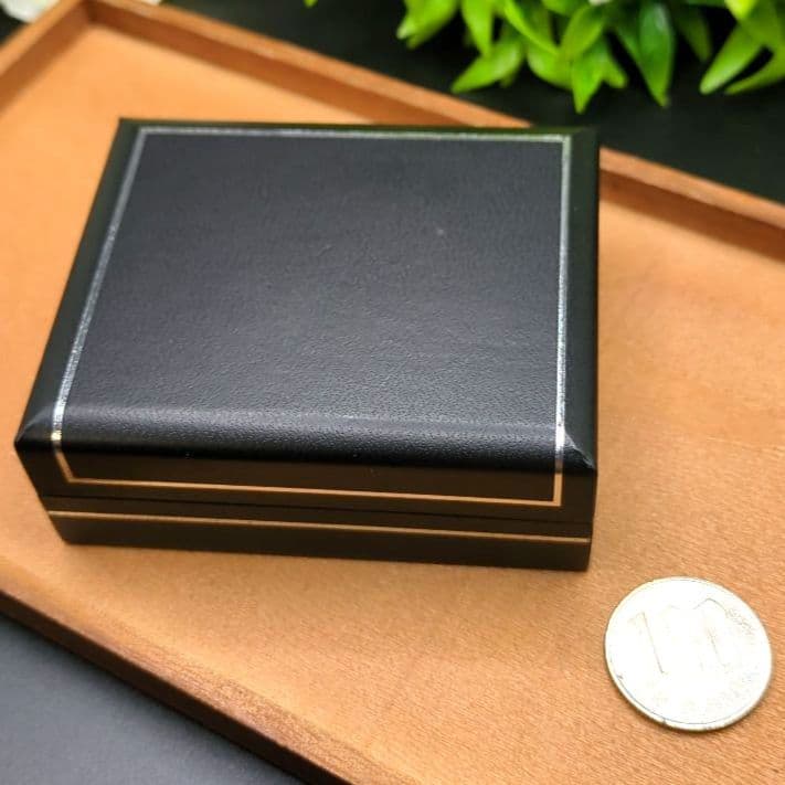 ヴィンテージ ジュエリーボックス ブラック 小物入れ 宝石箱 ベルベット