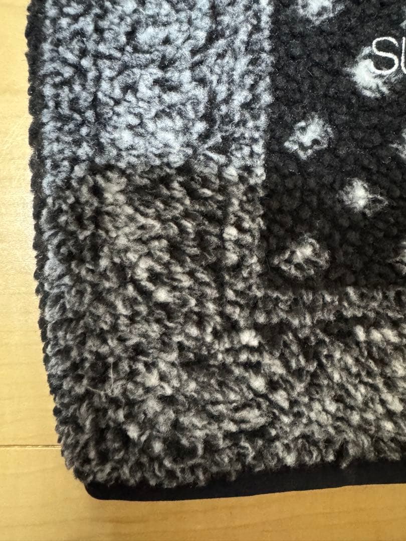 小物 Supreme Bandana Fleece Neck Gaiter Black