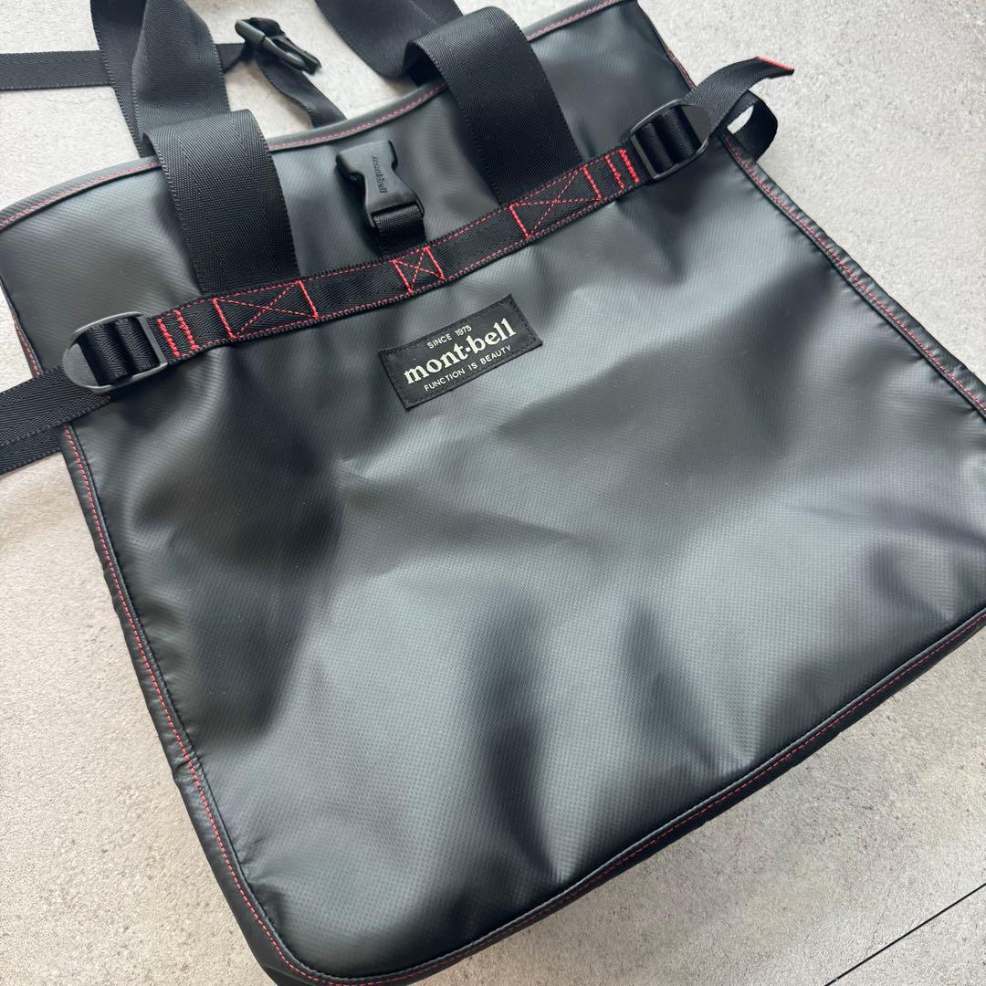 極美品 モンベル 防水 タフトート バッグ M ブラック 1123234