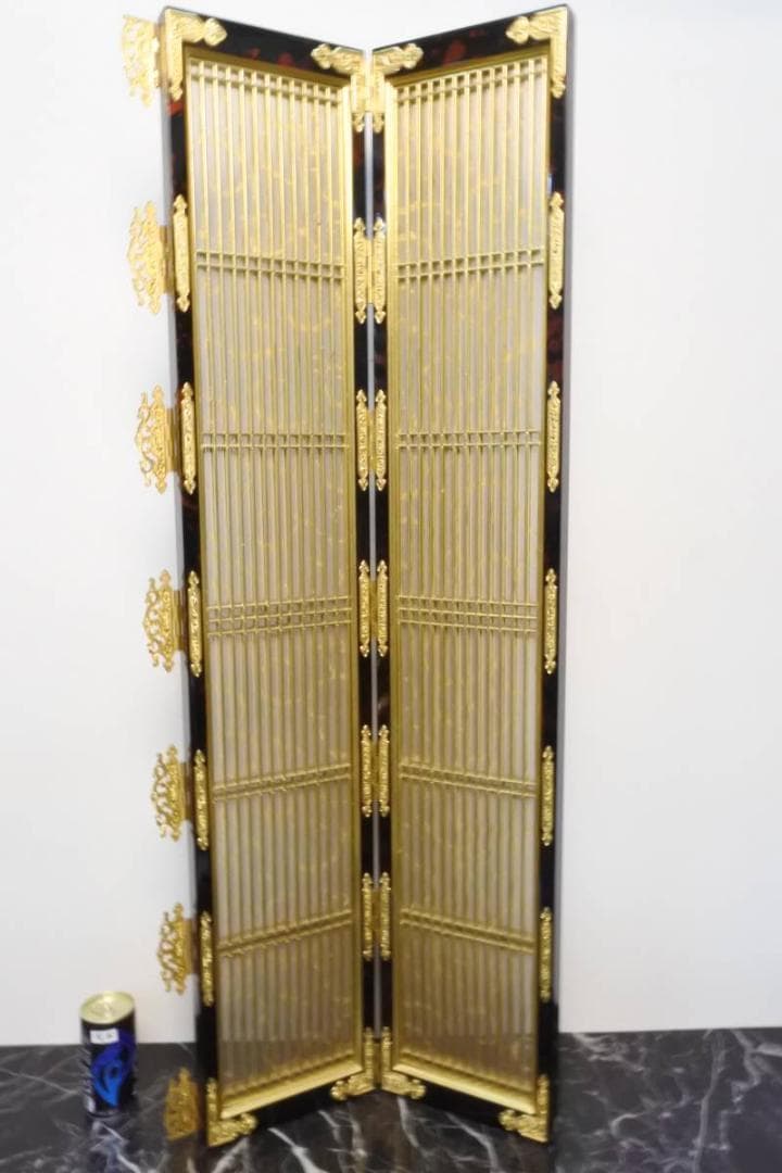 限定値下　【収集品】中扉　純金箔　仏壇　仏具　2752