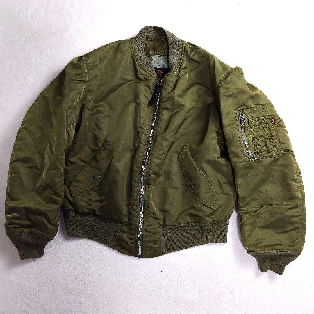 ✨超激レア90s ✨ALPHA　アルファ　MA-1　グランドクルー USA製 M