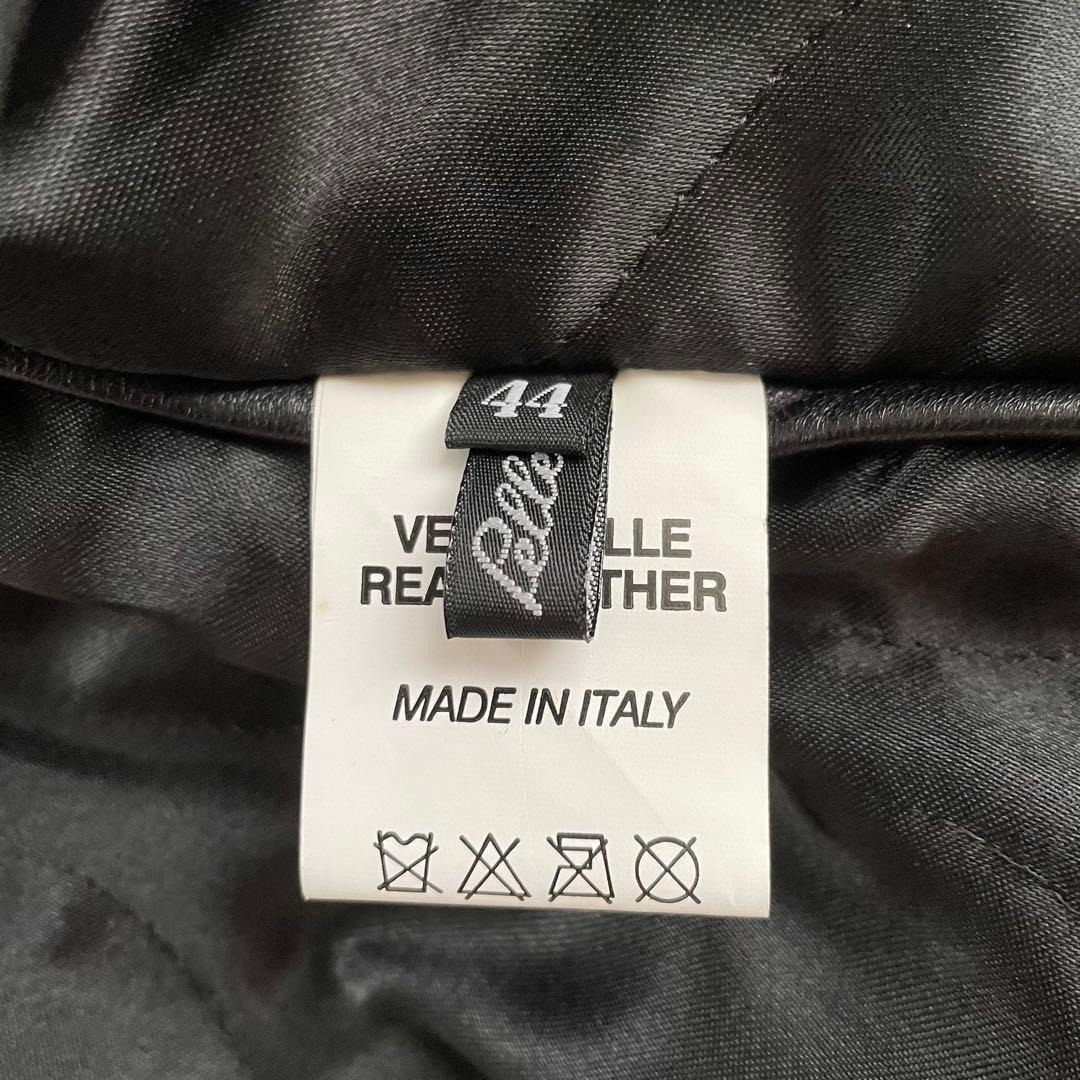 未使用 イタリア製 BOTTGO ラムナッパレザージャケット ダウン 襟