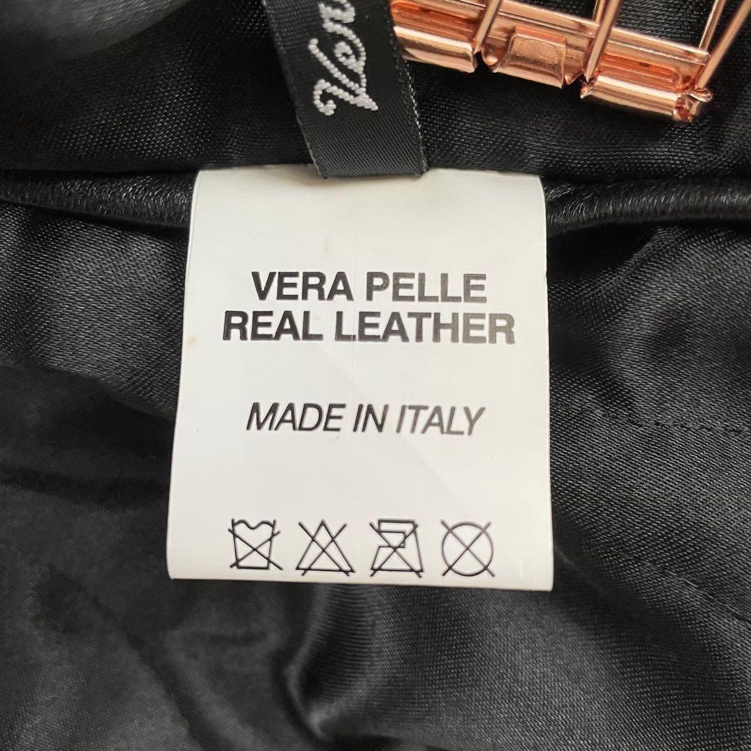 未使用 イタリア製 BOTTGO ラムナッパレザージャケット ダウン 襟