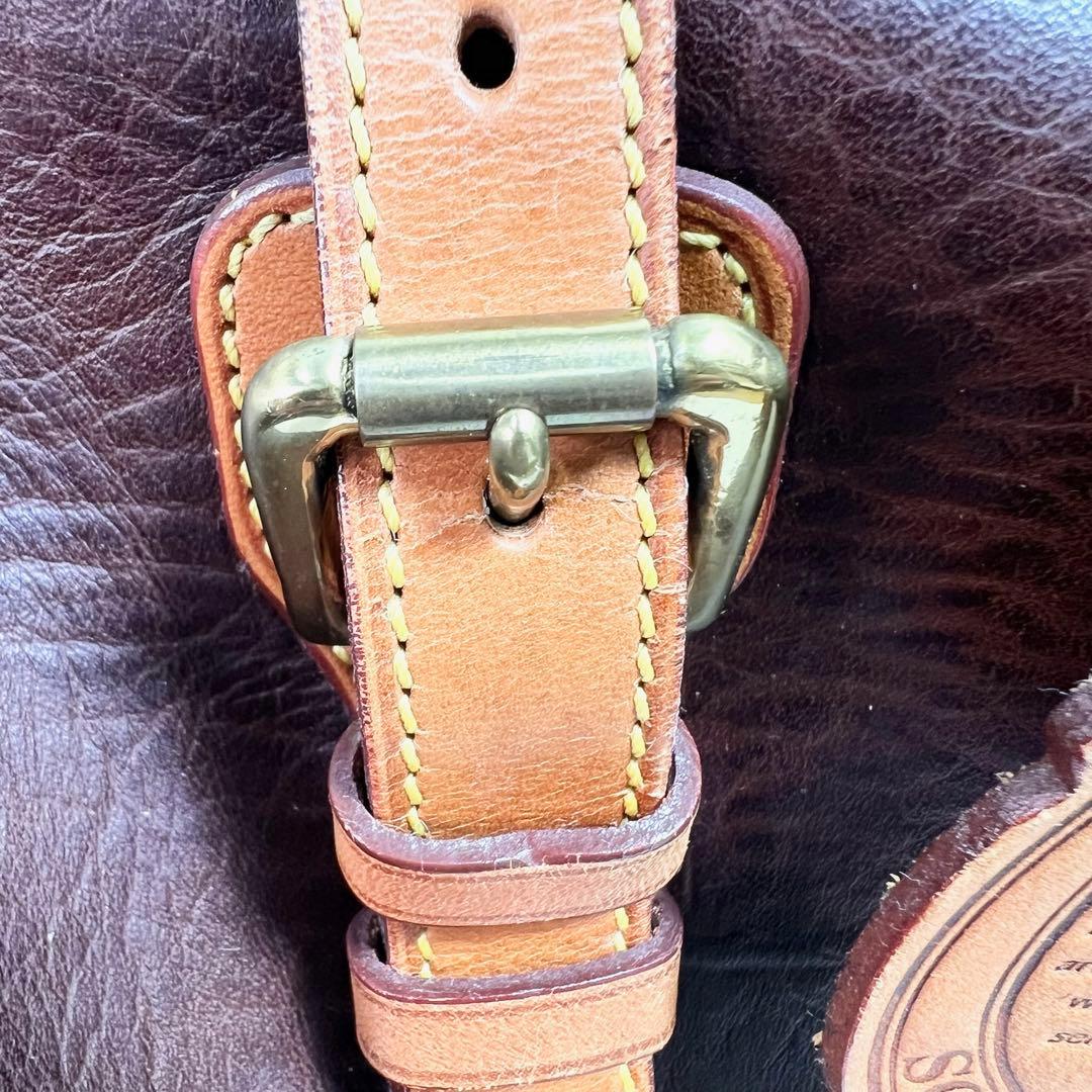 皇室御用達 SOMES SADDLE 本革ダレスバッグ