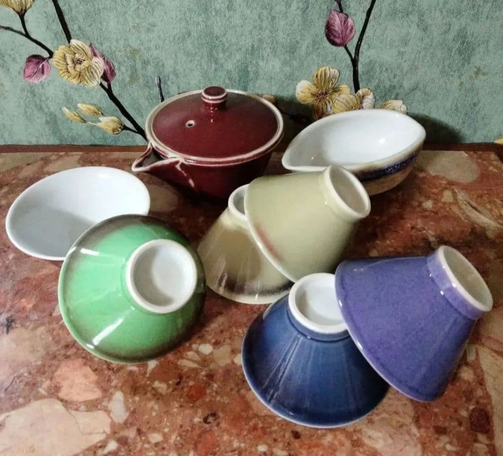 朝日焼　茶器セット