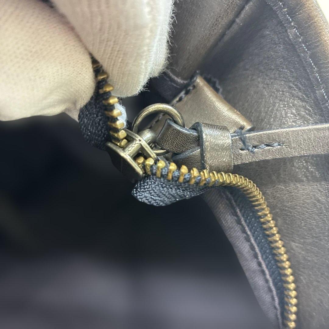 ヴィヴィアンウエストウッド トートバッグ キャンバス レザー オーブ 青