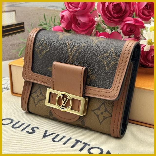 ★極美品★　ルイヴィトン　ポルトフォイユ　ドーフィーヌ　コンパクト　折り財布