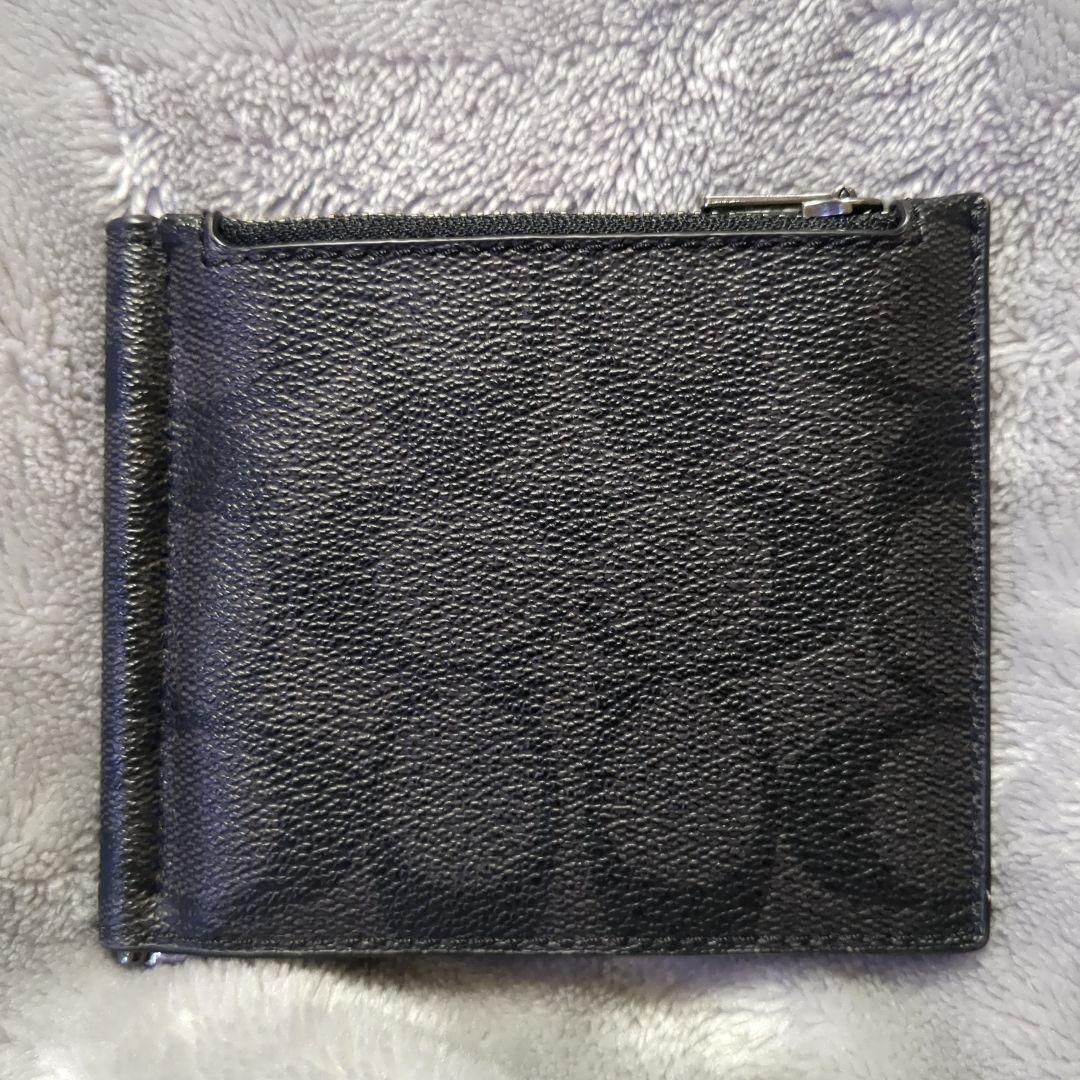 COACH　マネークリップ　折り財布　メンズ　人気の小銭入れ付き