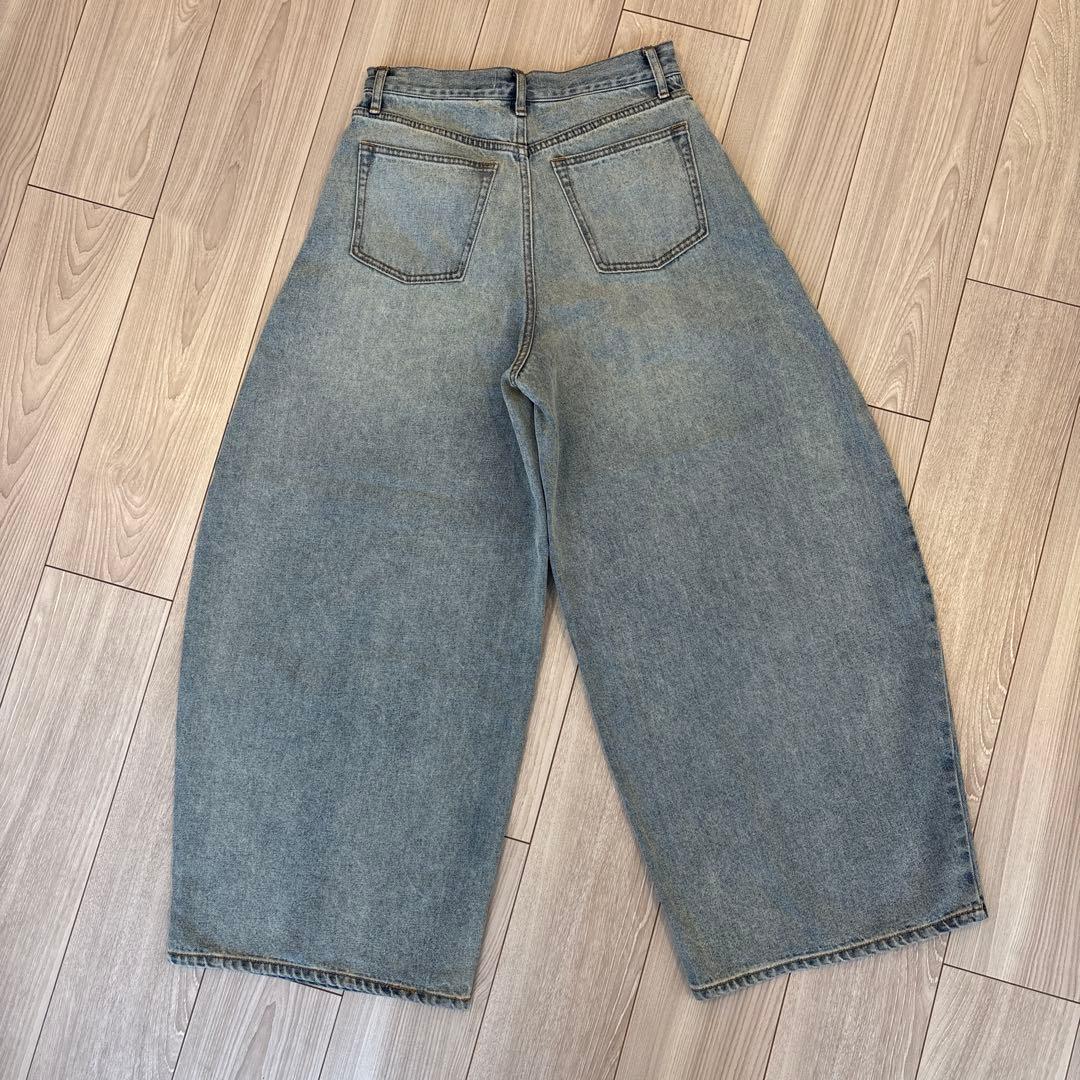 AKTE アクテ バギートップデニムパンツ