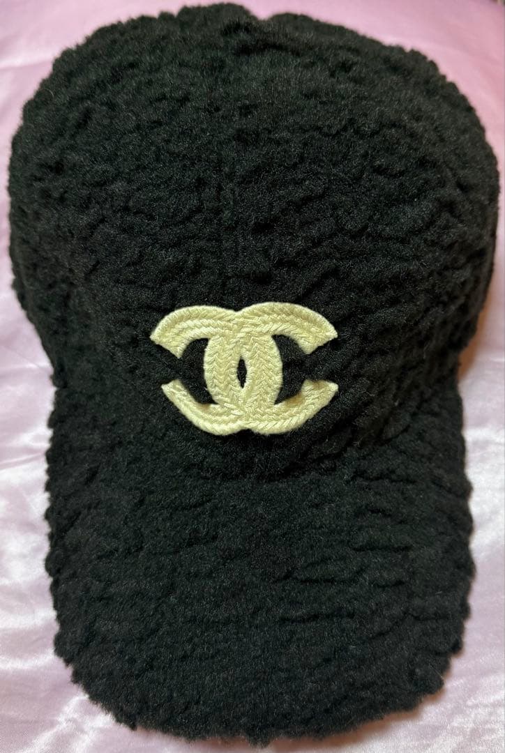 黒 ボアキャップ CCロゴ