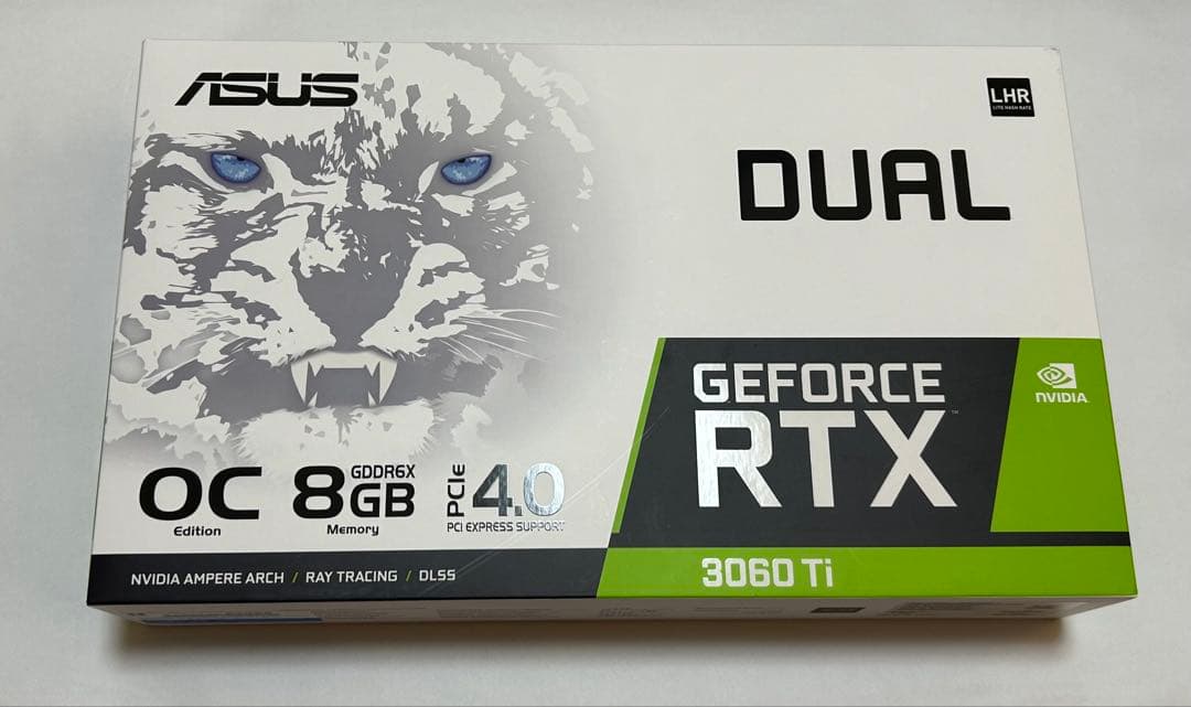 グラフィックボード・グラボ・ビデオカード ASUS GeForce RTX 3060 Ti White