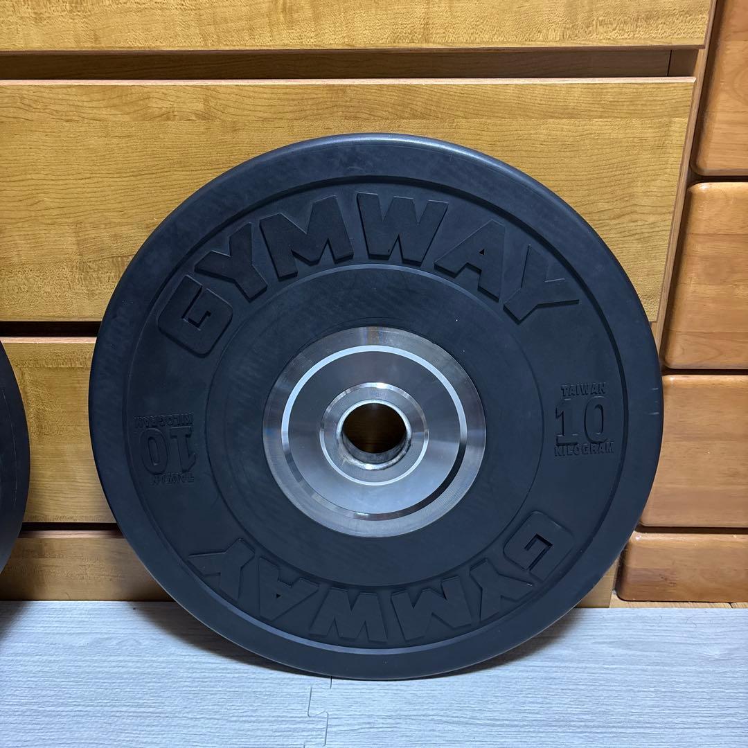 GYMWAY 10kg ダンベルプレート 1枚②