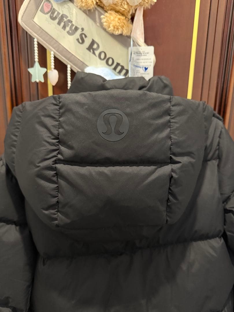 Lululemon ブラック ダウンジャケット6 サイズ
