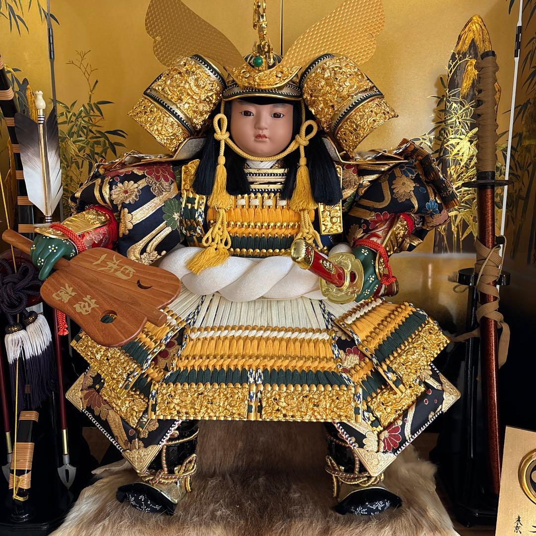 五月人形　久月　若大将飾り