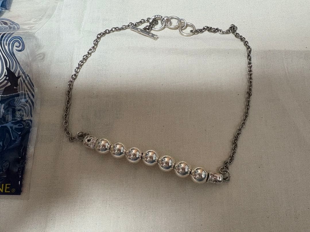 ブルーナボイン ベン・ヴァーラショートネックレス　シルバーBRUNABOINNE