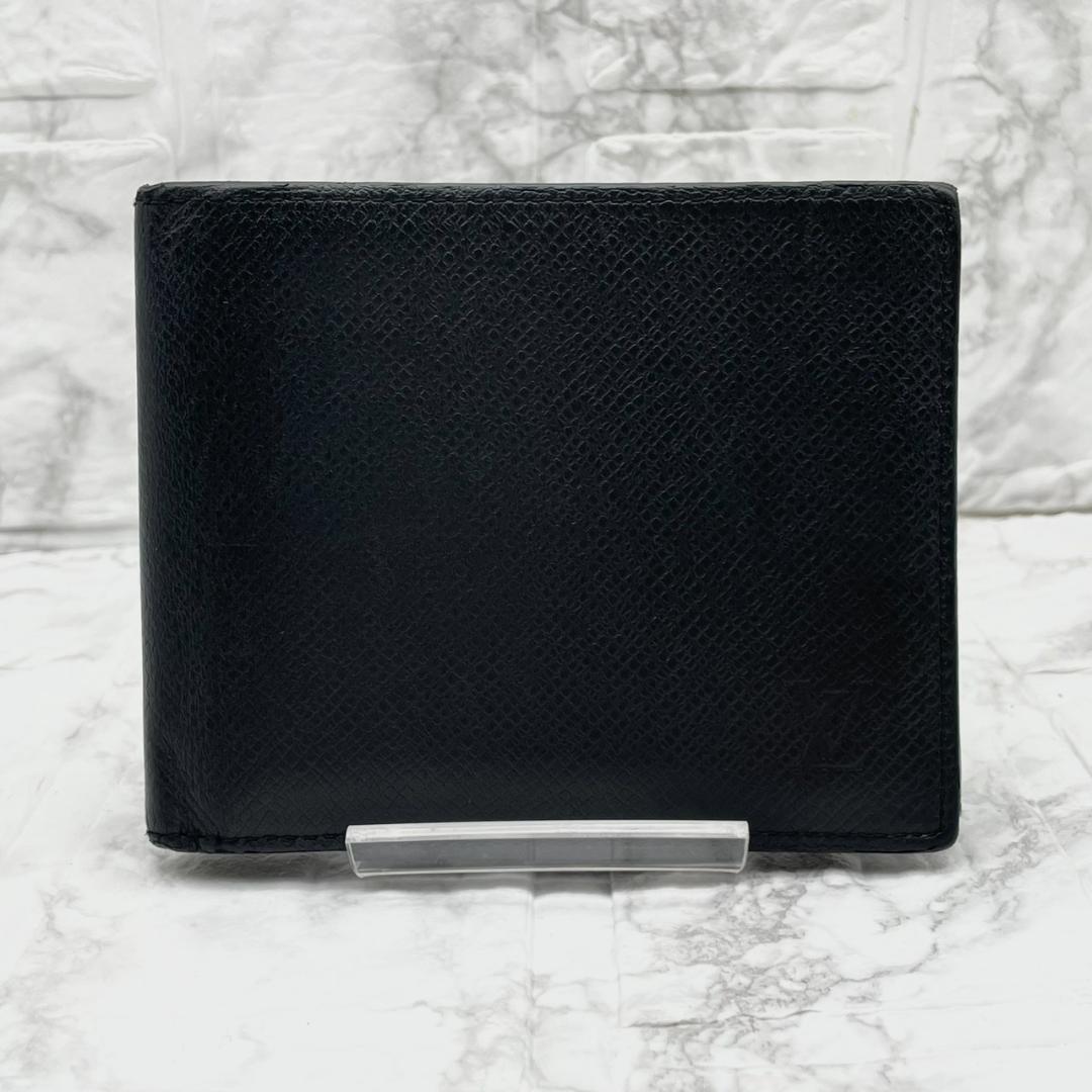 極美品✨ルイヴィトン ポルトフォイユアメリゴNM タイガ 折り財布 ブラック