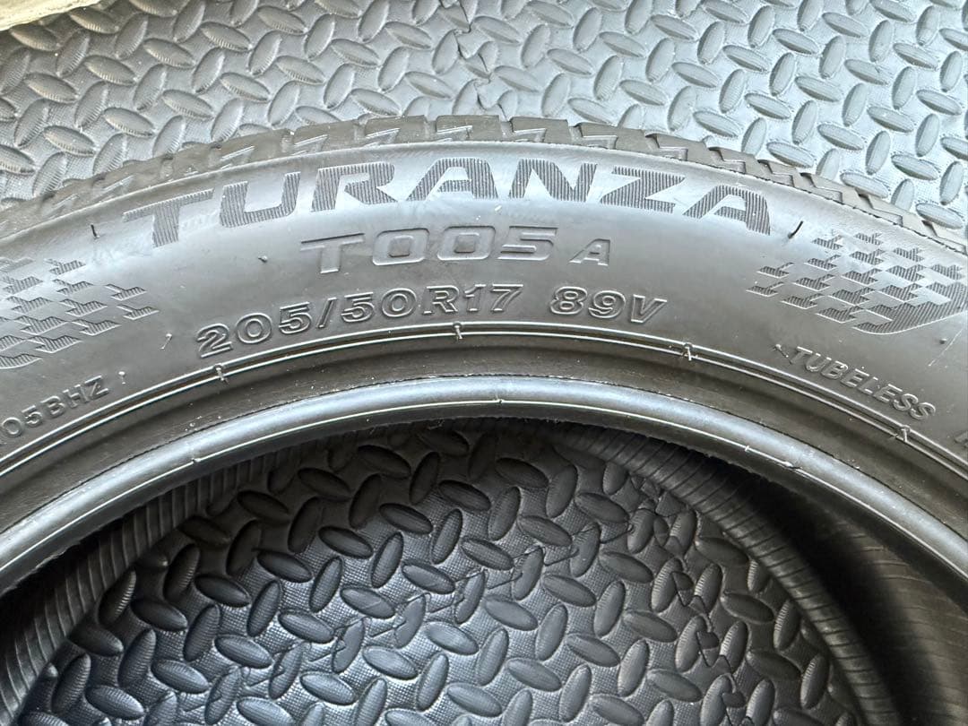 1️⃣ 【送料無料】ブリヂストンTURANZA T005A 205/50R17 4本