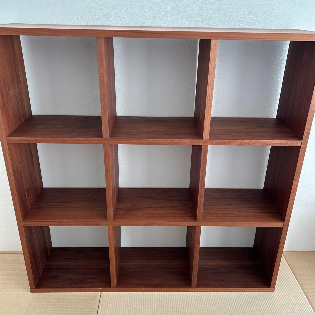 杉工場★木と風★ウォールナット★シェルフ★木製オープンラック★