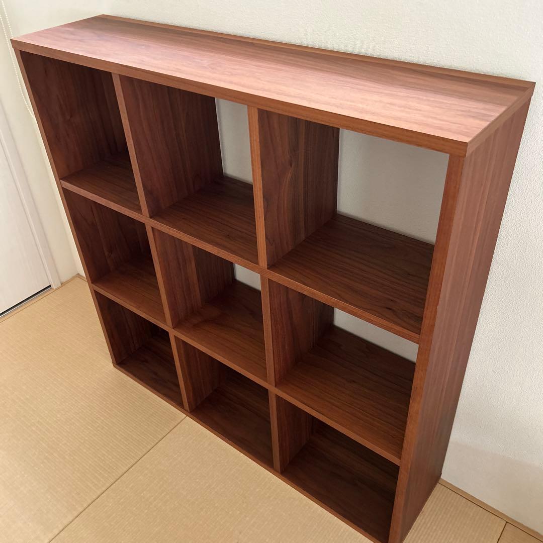 杉工場★木と風★ウォールナット★シェルフ★木製オープンラック★