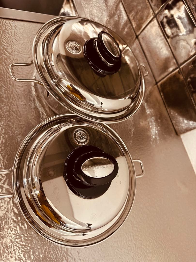 サラダマスター　ステンレス鍋 2個セット