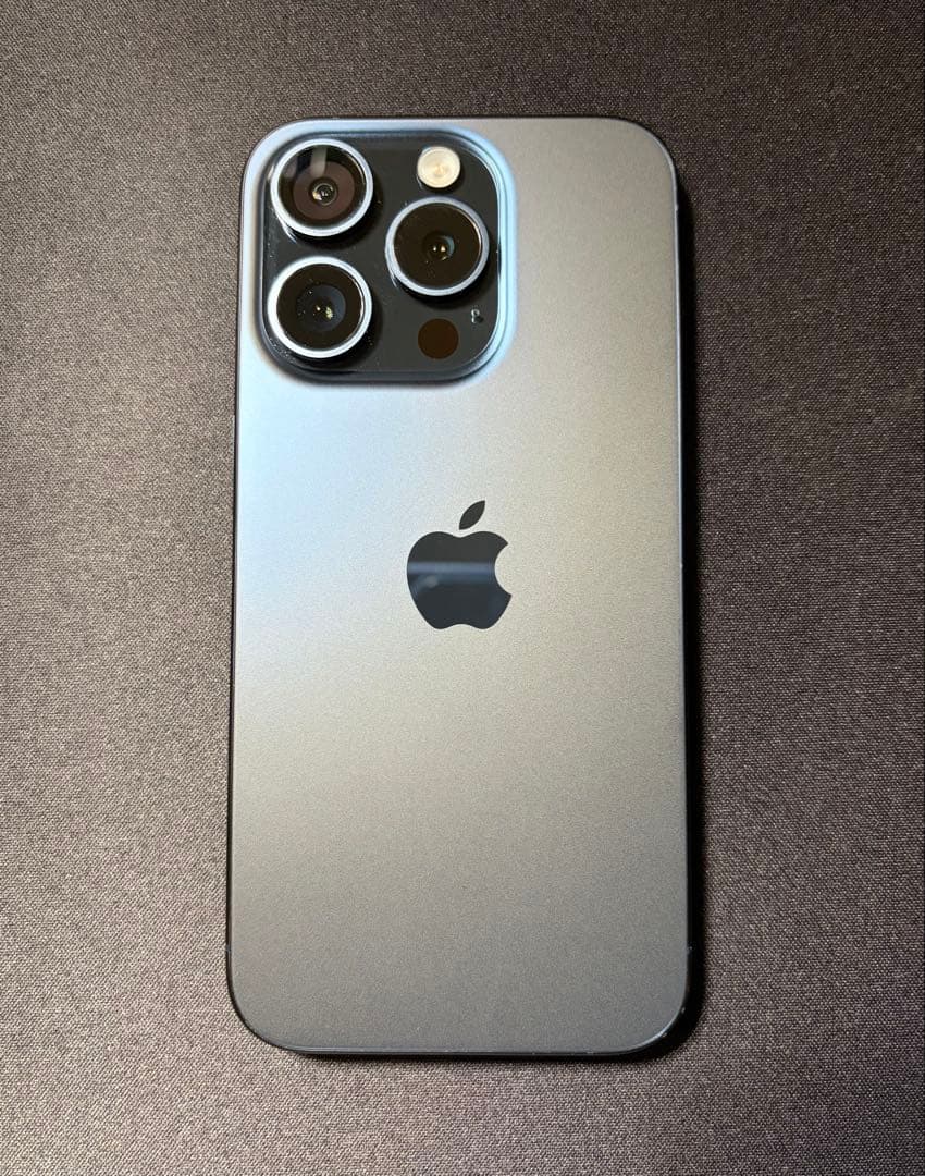 iPhone15pro 256GB ブルーチタニウム　【美品】