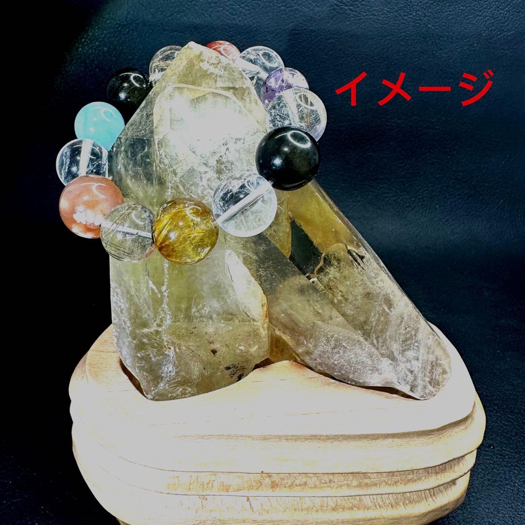 【金運·浄化】レインボー☆シトリン☆黄水晶クラスター☆パワーストーン原石A913
