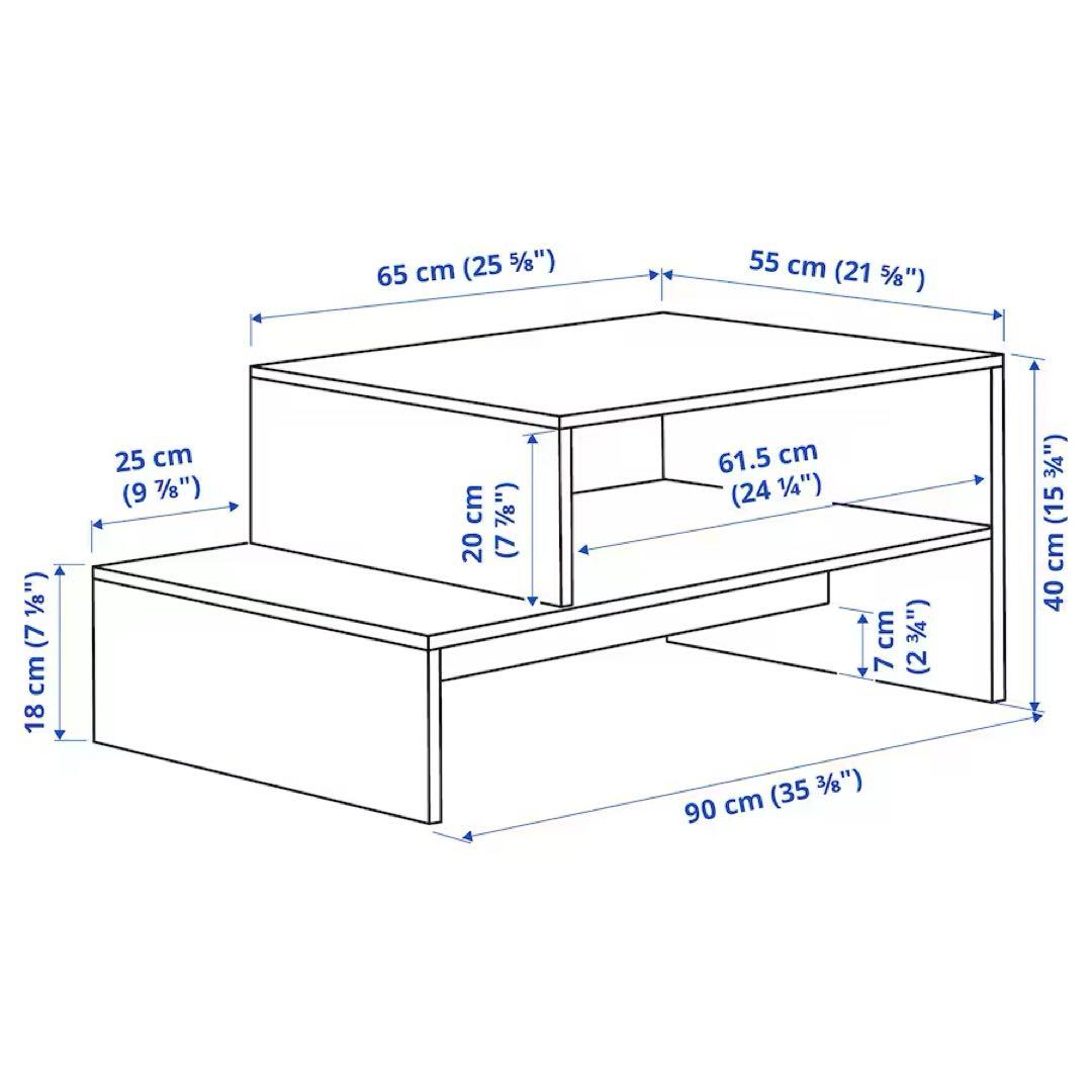 IKEA イケア　ホルメルド コーヒーテーブル　オーク調