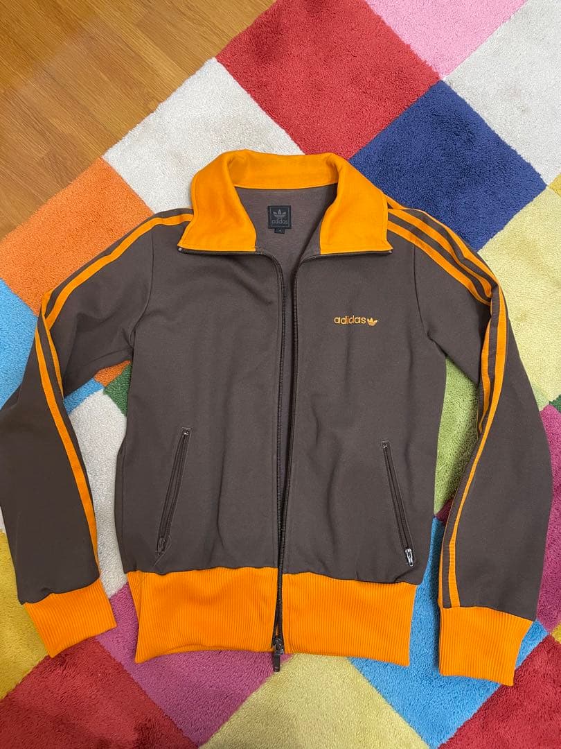 adidas アディダス ジャージ トラックジャケット オレンジ　当時物