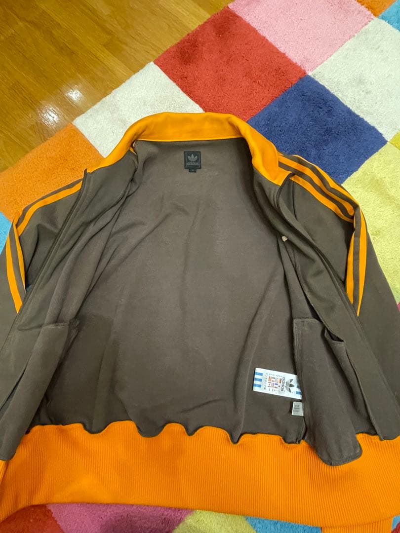 adidas アディダス ジャージ トラックジャケット オレンジ　当時物