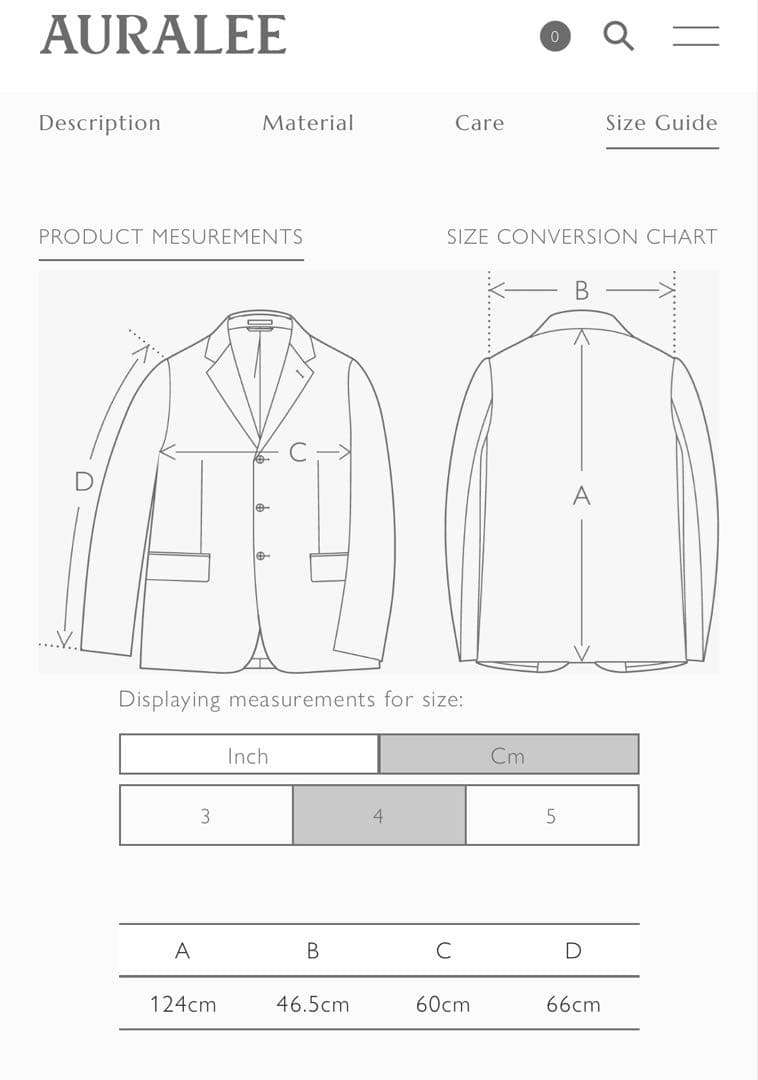 オーラリーAURALLY 25AW SHETLAND WOOLダブルコート
