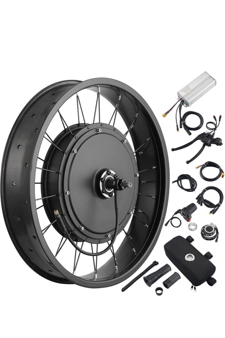 Ebike48v1000wフロントモーターキットコントローラーセット135mm用