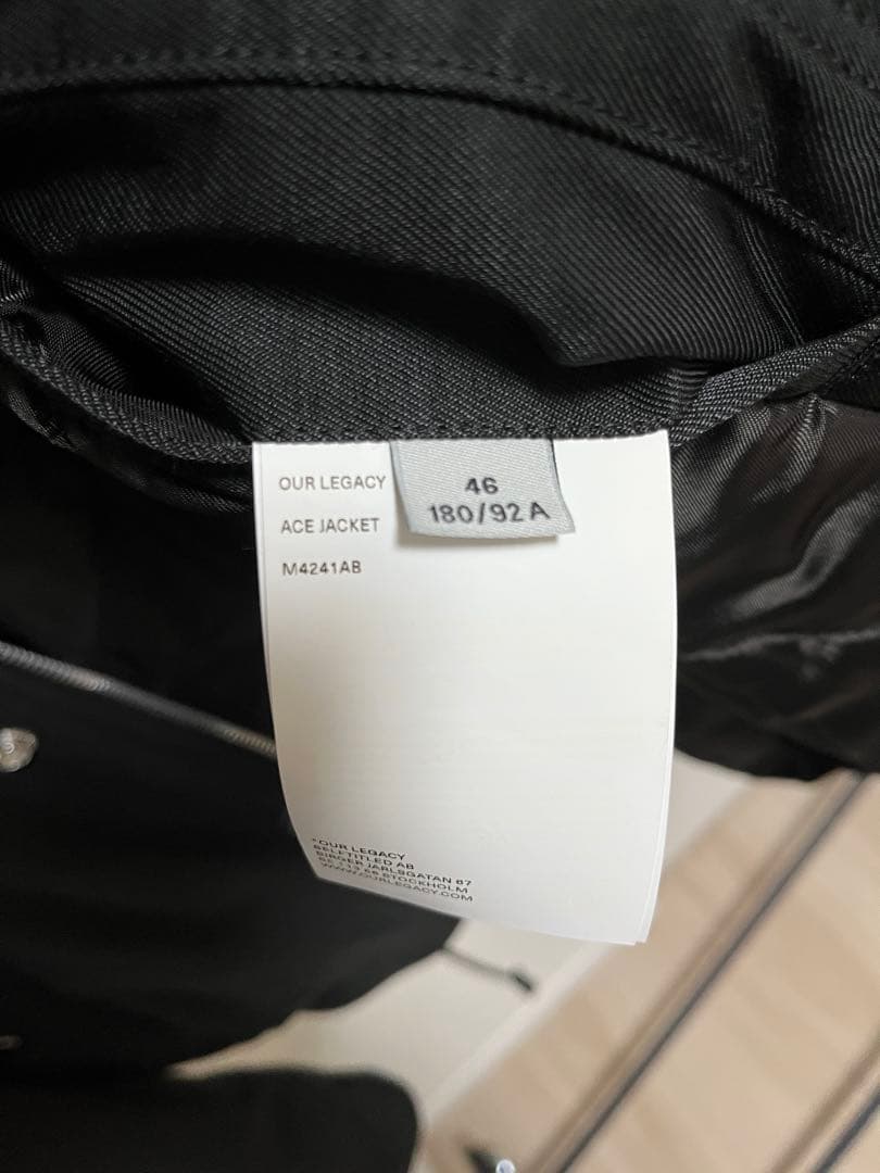 ジャケット・アウター our legacy ace jacket 46