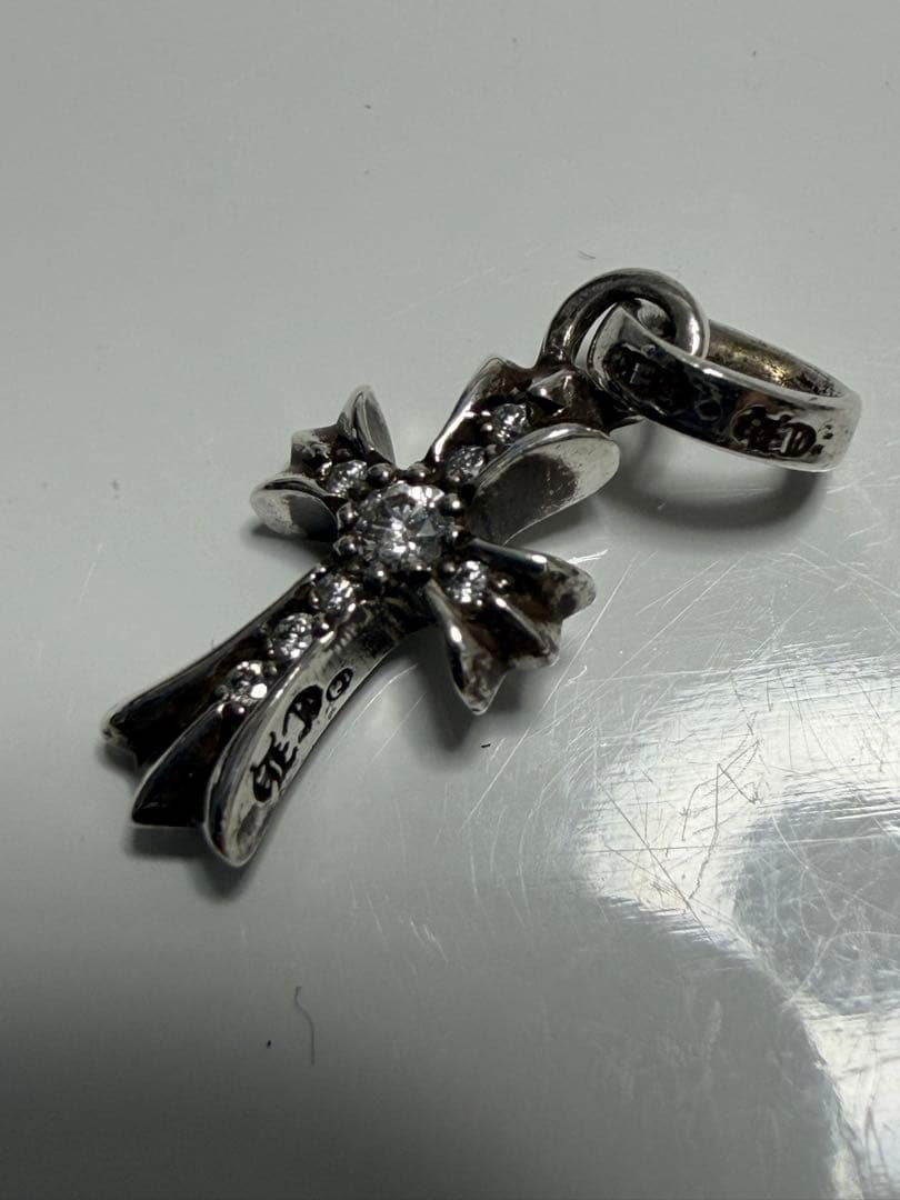 【美品】Chrome Hearts ベビーファット パヴェダイヤ