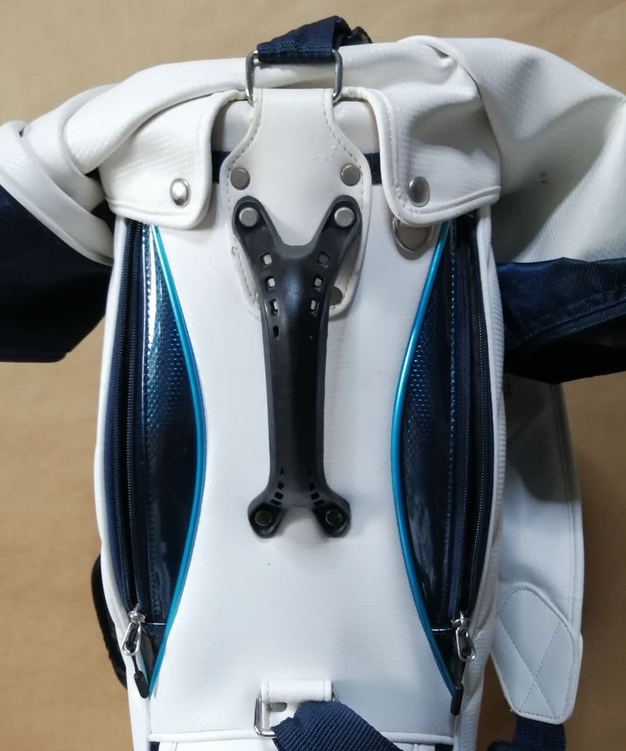 adidas golf キャディバッグ(白) + トートバック(紺) 2点セット