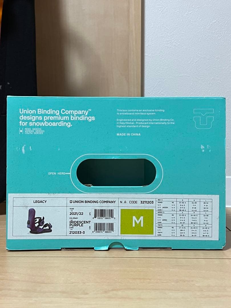 【送料無料】UNION LEGACY 21-22 Mサイズ