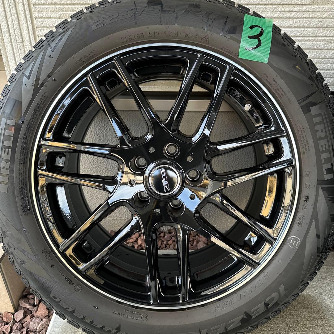 ③狐　 スタッドレスアルミ1本